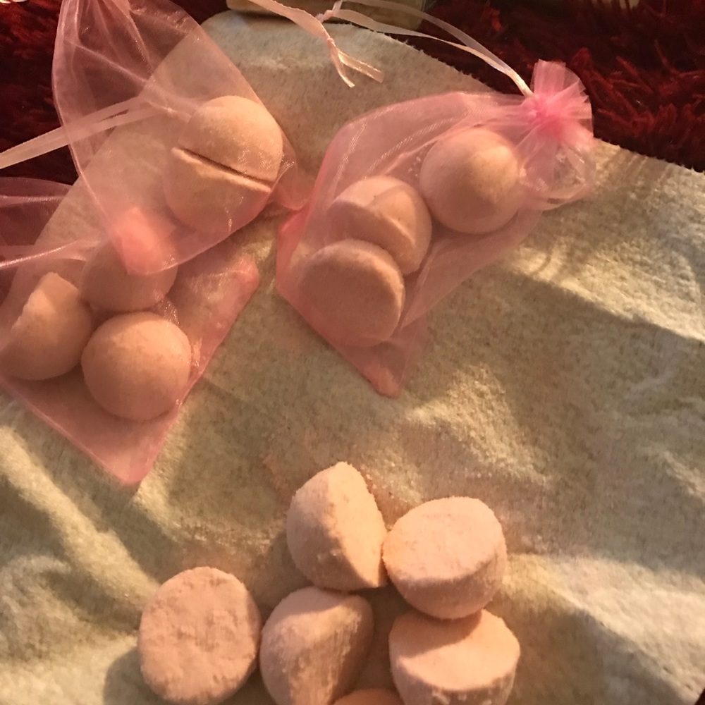 Pink Sugar Bath Fizzies